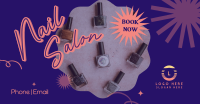 Trendy Nail Salon Facebook Ad Design