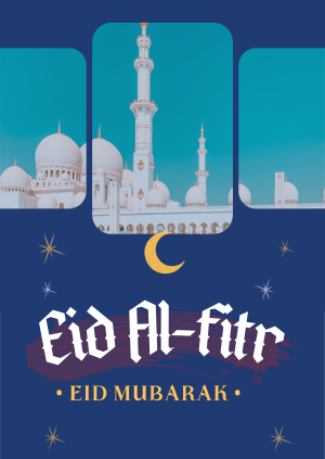 Modern Eid Al Fitr Poster Image Preview