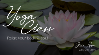 Join Yoga Class Facebook Event Cover Design