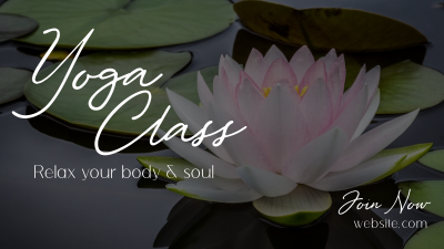 Join Yoga Class Facebook event cover Image Preview