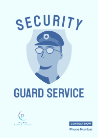 Security Guard Booking Poster Image Preview