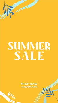 Tropical Summer Sale Facebook story Image Preview