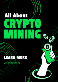 Tech Crypto Mining Poster Image Preview