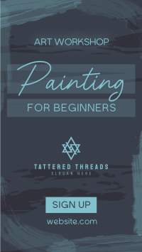 Painting for Beginners TikTok Video Image Preview