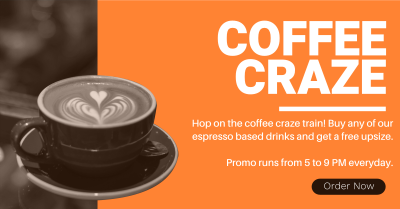 Coffee Craze Facebook ad Image Preview