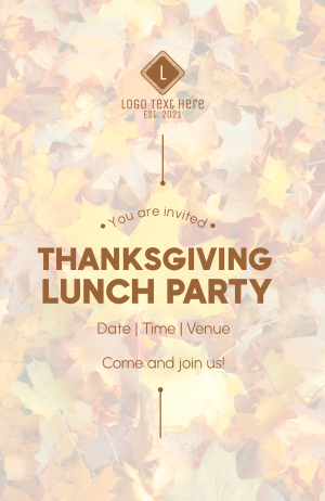 Its Already Thanksgiving Invitation Image Preview