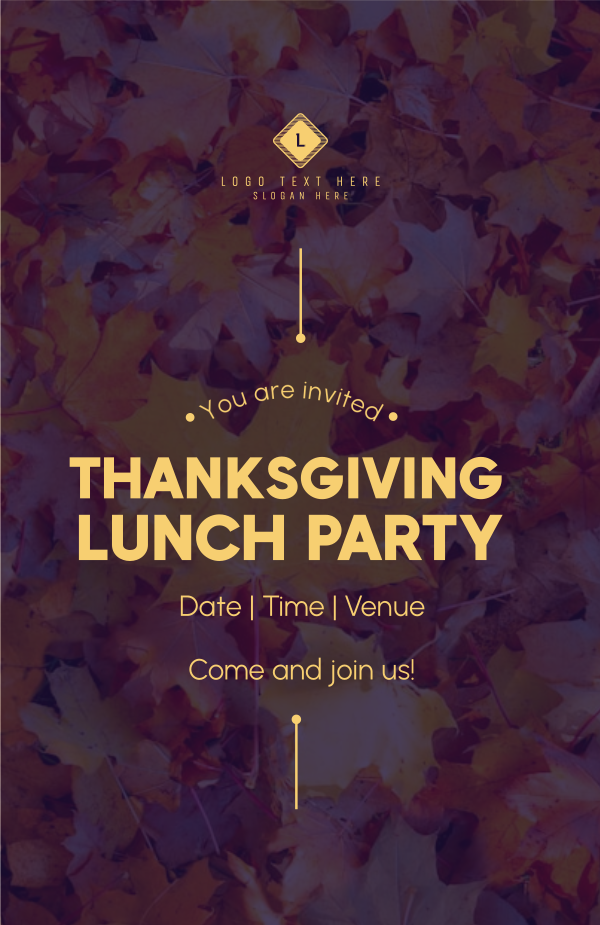 Its Already Thanksgiving Invitation Design Image Preview