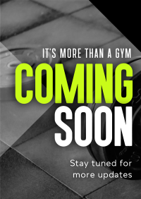 Stay Tuned Fitness Gym Teaser Flyer Design