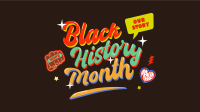 Multicolor Black History Month Zoom background Image Preview
