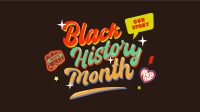 Multicolor Black History Month Zoom Background Image Preview