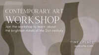 Art in the Contemporary World Facebook event cover Image Preview