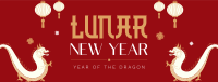 Lucky Lunar New Year Facebook Cover Design