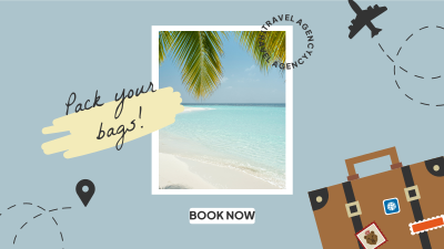 Summer Travel Destination Facebook event cover Image Preview