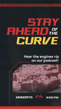 Race Car Podcast Instagram reel Image Preview