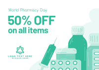 Happy World Pharmacist Day Postcard Image Preview