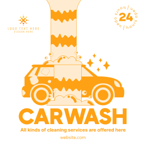 Carwash Services Instagram post Image Preview