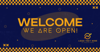 Neon Welcome Facebook ad Image Preview