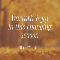 Autumn Season Quote Linkedin Post Design
