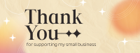 Minimal and Dainty Thank You Facebook Cover Design