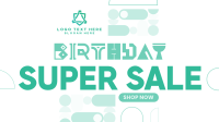 It's your Birthday Sale Facebook Event Cover Design