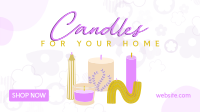 Fancy Candles Facebook Event Cover Design