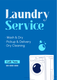 Laundry Service Flyer Design