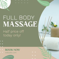 Massage Promo Instagram post Image Preview