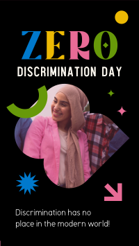 Zero Discrimination Diversity Facebook Story Design