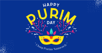 Chag Purim Fest Facebook Ad Design