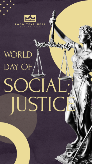 World Day Of Social Justice Instagram Reel Image Preview