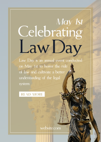 Lady Justice Law Day Poster Image Preview