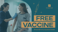 Free Vaccine Week Facebook Event Cover Image Preview