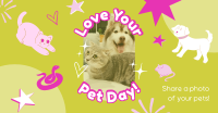 Share your Pet's Photo Facebook Ad Design