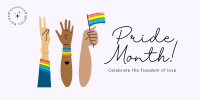 Pride Advocates Twitter Post Design