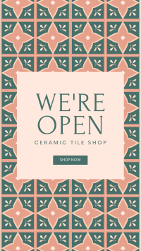 Ceramic Tiles Instagram story Image Preview