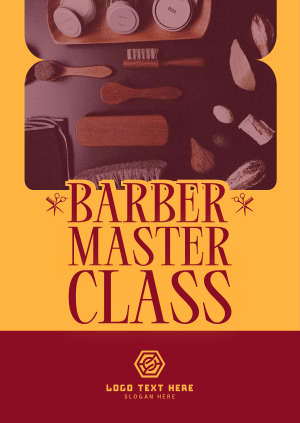 Retro Barber Masterclass Poster Image Preview
