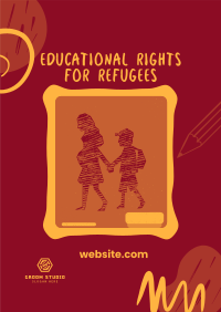 Refugees Education Rights Poster Image Preview