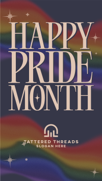 International Pride Month Gradient TikTok Video Image Preview