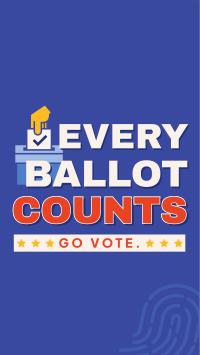 Every Ballot Counts Facebook story Image Preview