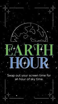 Earth Hour Sky Instagram reel Image Preview