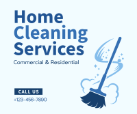Home Cleaning Services Facebook Post Design