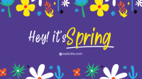 Hey It's Spring Facebook event cover Image Preview