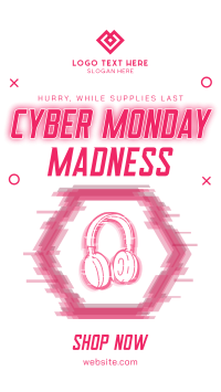 Gadget Cyber Monday Facebook Story Design