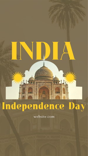 Independence To India Instagram story Image Preview