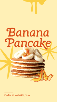 Order Banana Pancake Instagram story Image Preview
