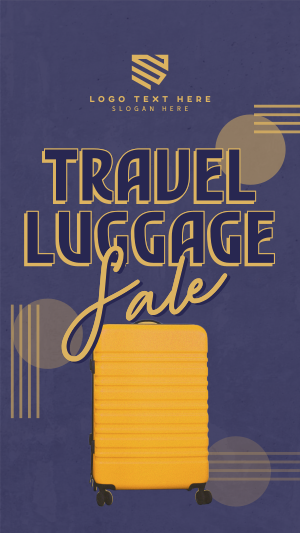 Travel Luggage Discounts Instagram story Image Preview