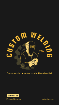 Custom Welding Badge Facebook story Image Preview