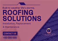 Corporate Roofing Solutions Postcard Image Preview