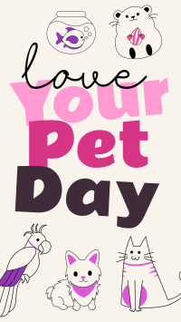 Love Your Pet Day Video Image Preview