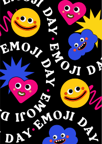 Better With Emojis Flyer Design